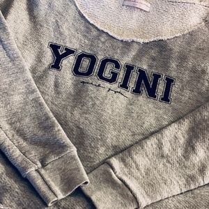“Yogini” Cropped Sweatshirt Spiritual Gangster Med